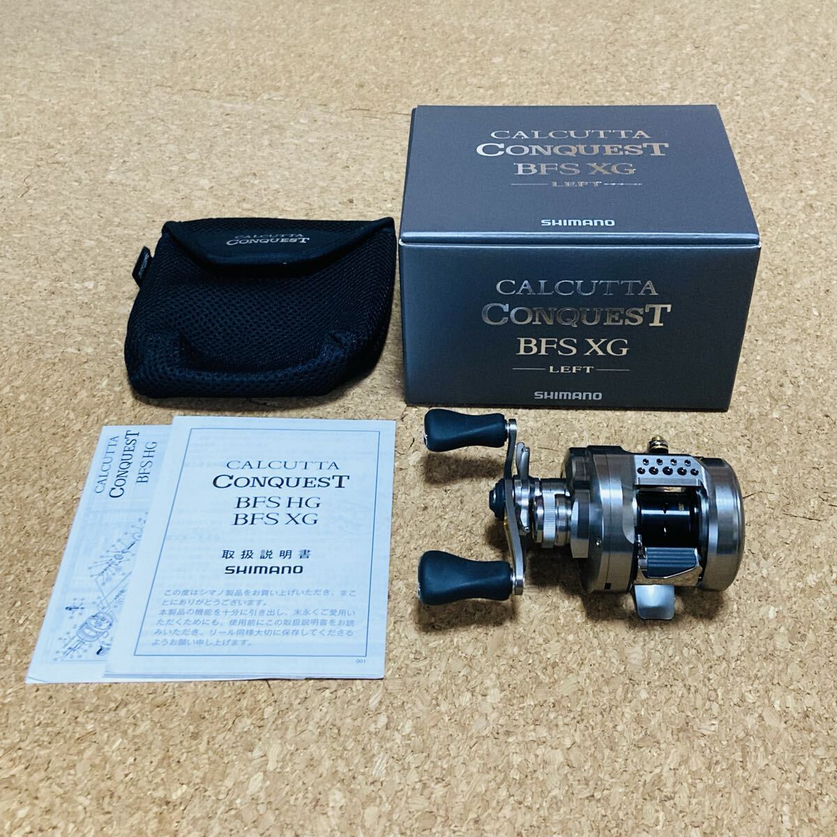 シマノ 23カルカッタコンクエスト BFS XG LEFT No.045713 左ハンドル ベイトリール CALCUTTA CONQUEST 超美品拍卖