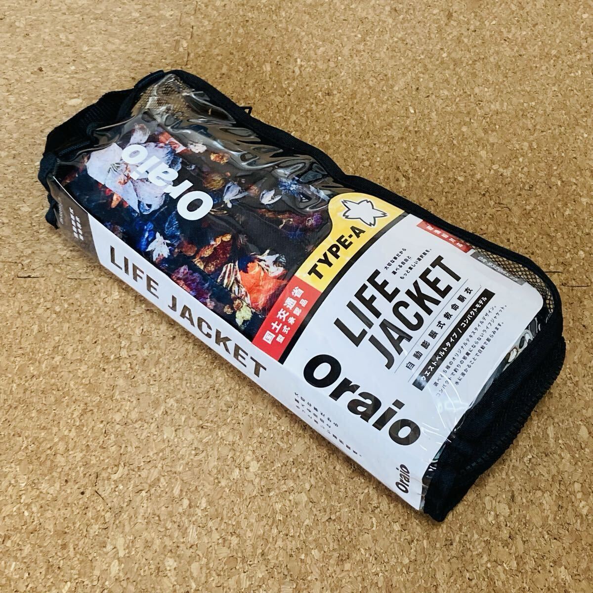 タカミヤ Oraio ライフジャケット 自動膨脹式救命胴衣 フリーサイズ ライクアフラワー 桜マーク有 TYPE-A 超美品拍卖