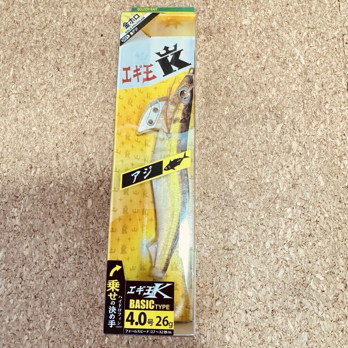 ヤマシタ YAMASHITA エギ王Kベーシックタイプ HF 4.0号 26g N01金アジ 未使用品 金ホロ ハイドロフィン 廃盤 希少拍卖