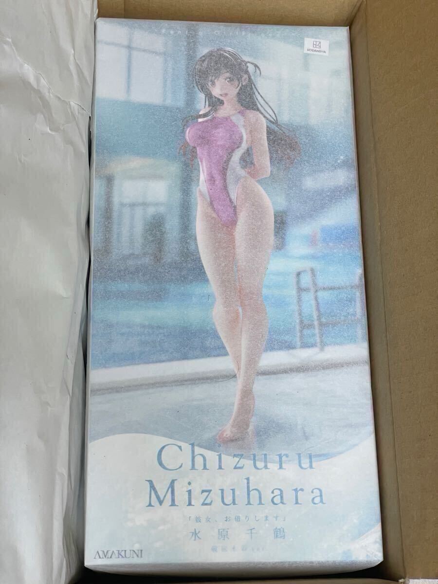 AMAKUNI 彼女、お借りします 水原千鶴 競泳水着Ver 1/7 完成品フィギュア拍卖