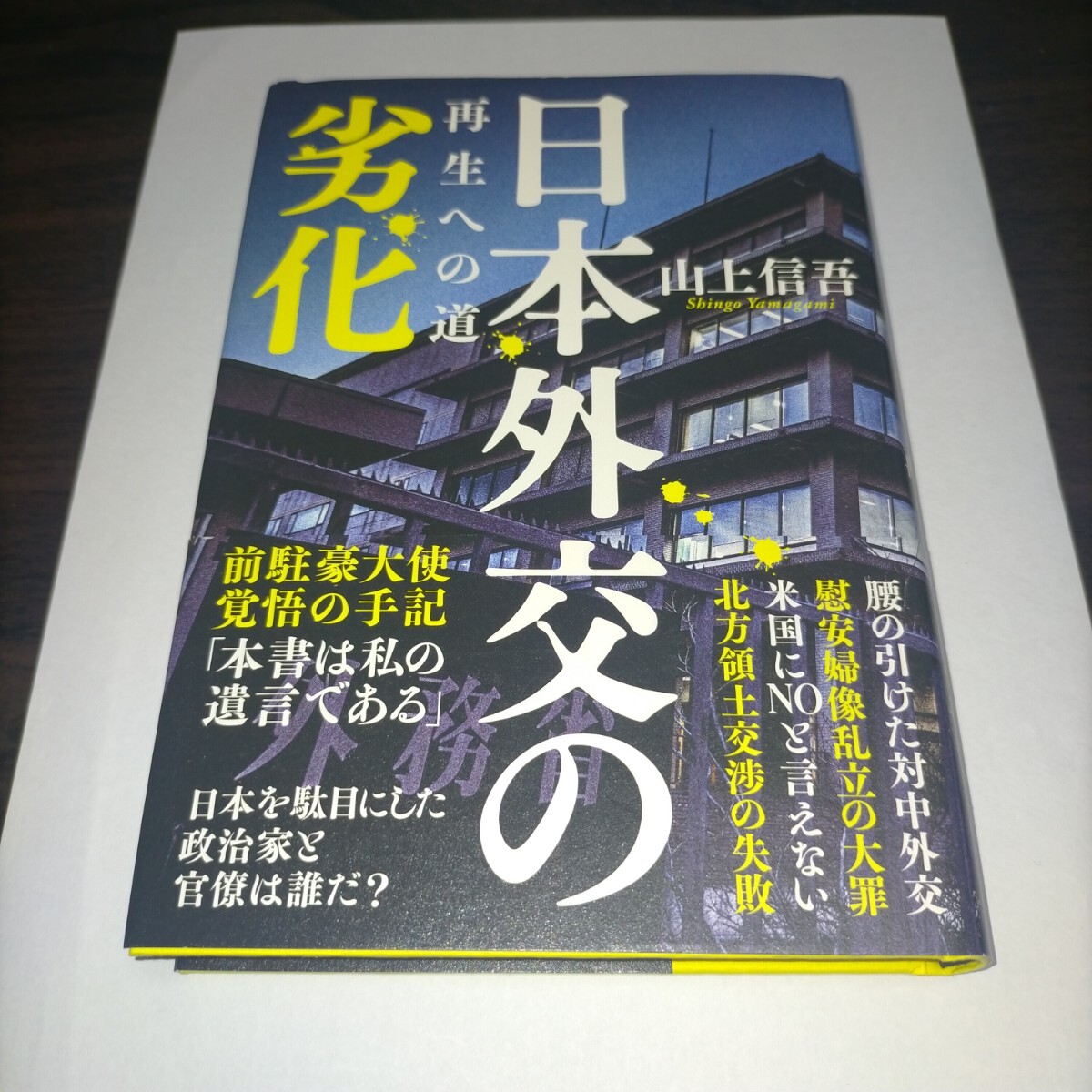 日本外交の劣化 再生への道 山上信吾/著 保管f拍卖