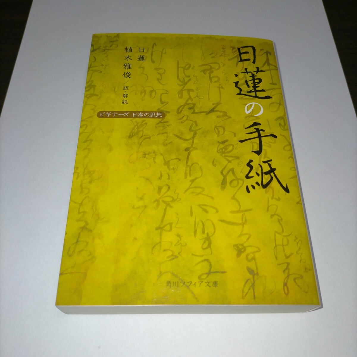 日蓮の手紙 (角川ソフィア文庫 G1-18 ビギナーズ日本の思想) 日蓮/〔著〕 植木雅俊/訳・解説 保管j拍卖