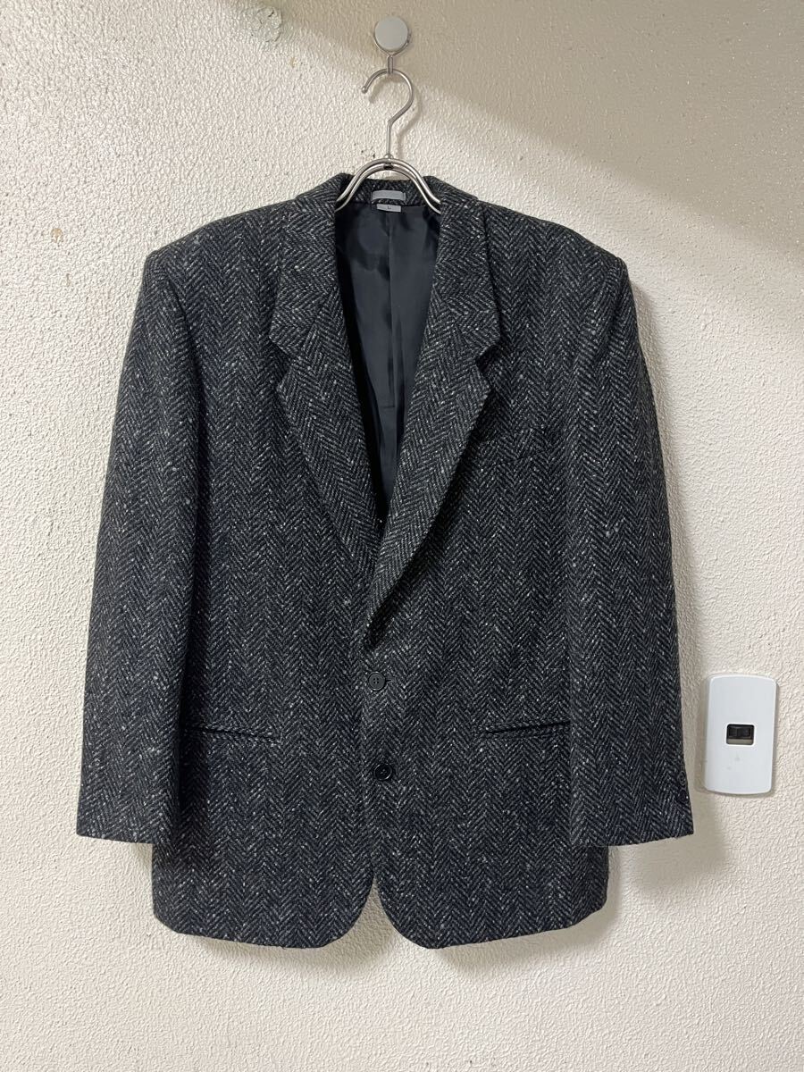 DURBAN INTERMEZZO ダーバン インターメッツォ ウール ツイード ヘリンボーン テーラードジャケット拍卖