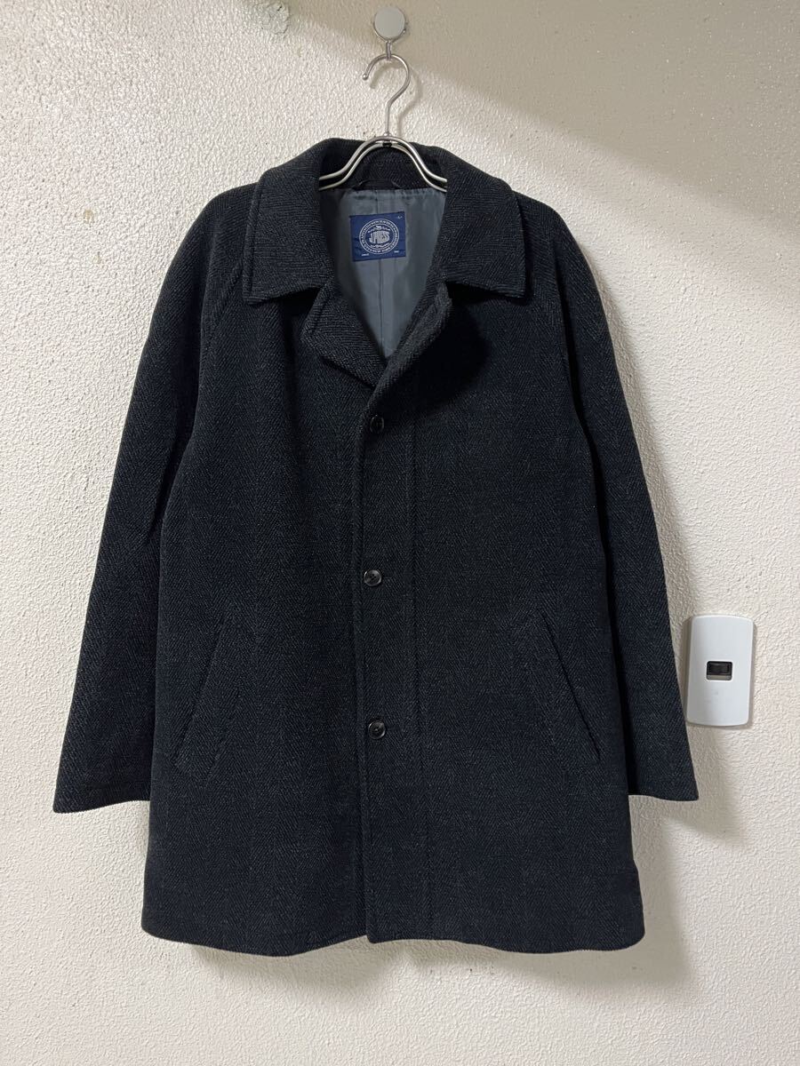 J.PRESS ウール ヘリンボーン ステンカラーコート 拍卖