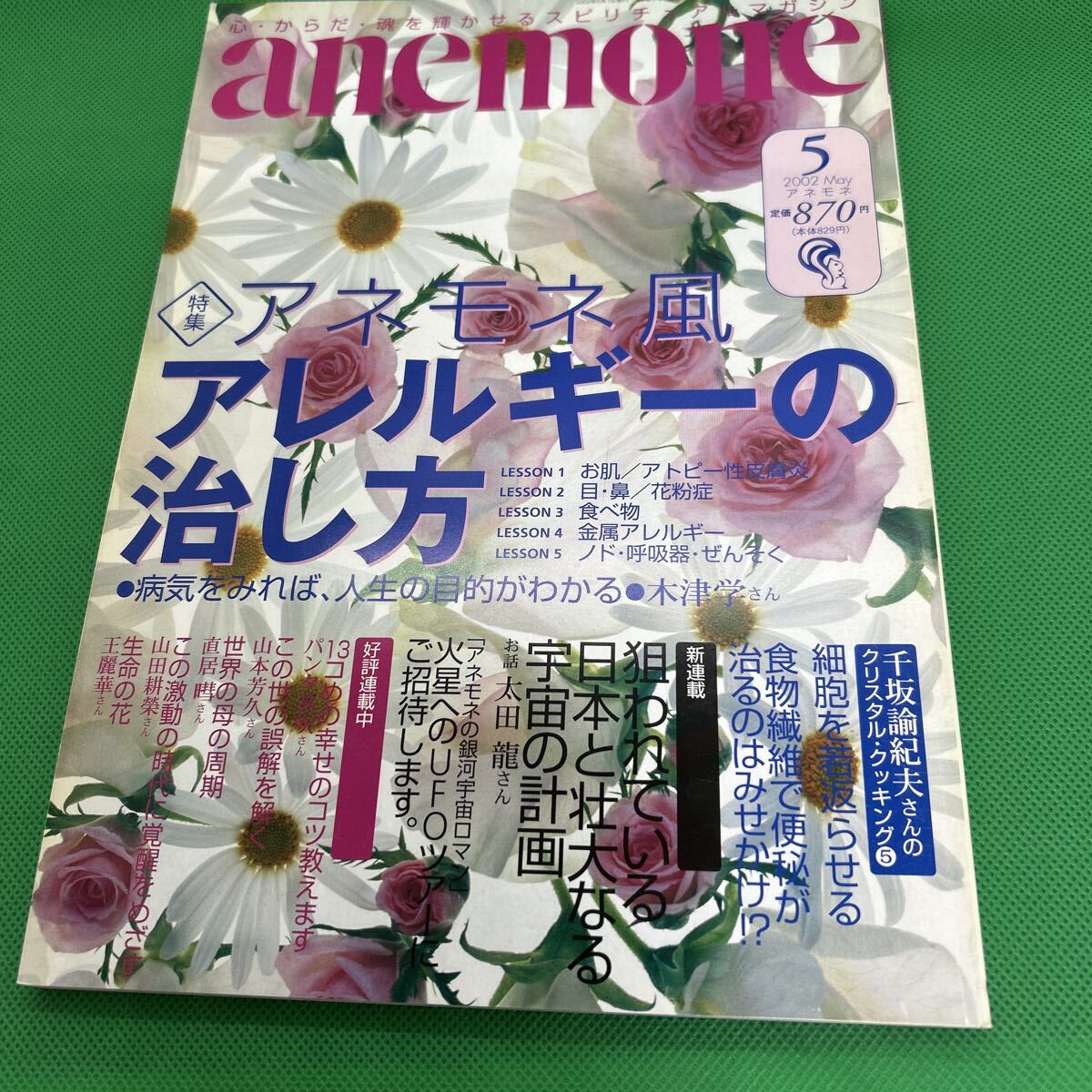 anemone(アネモネ)2002年5月号/飛鳥新社/アネモネ風アレルギーの治し方/L251010-3*78拍卖