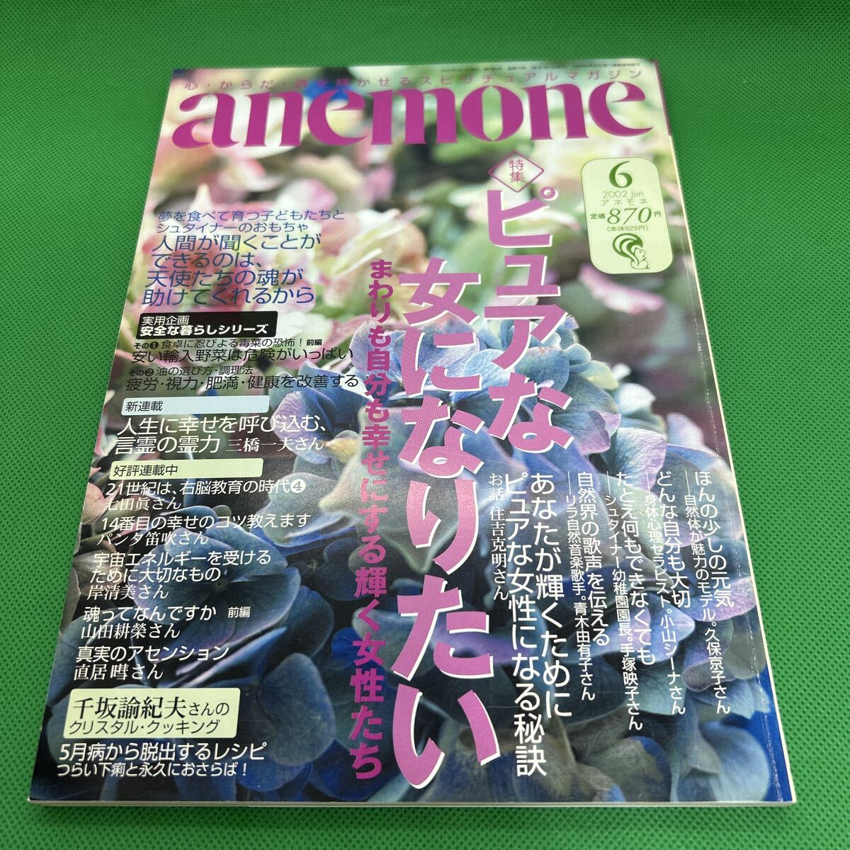 anemone(アネモネ)2002年6月号/飛鳥新社/ピュアな女になりたい/L251010-4*79拍卖
