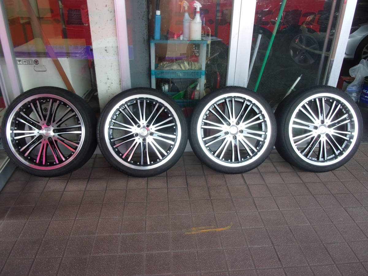 ♪D0257 ANHELO アルミホイール DURATURN 245/35R20 タイヤセット アルファード♪拍卖