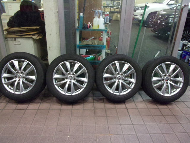 ♪B0543 日産スカイライン純正アルミホイール ブリヂストン ランフラットタイヤ 225/55R17 セット♪拍卖