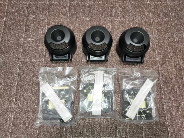 ☆★☆【新品・未使用品】Defi defi デフィ メーターホルダー バイザー 3個セット 60Φ 水温 油温 油圧 ☆★☆拍卖