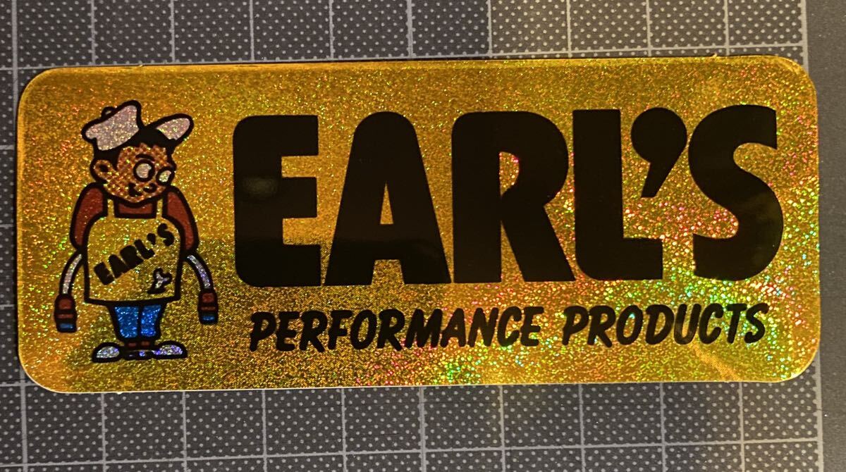 珍品? アールズ EARL'S ラメステッカー 10×4cm 世田谷ベース 所 ガレージ ヘルメット拍卖