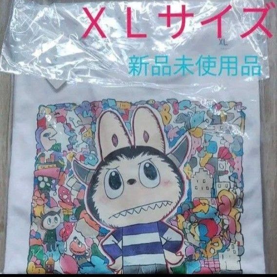 ユニクロ ポップマート ザ・モンスターズ ラブブ Tシャツ WHITE XL拍卖