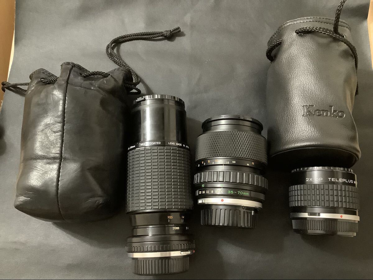OLYMPUS レンズまとめ売り!! SIGMA 1:4.5 70-210mm テレプラス MC7 2X OP 35-70mm 1:4 ZUIKO 売り切り!!拍卖