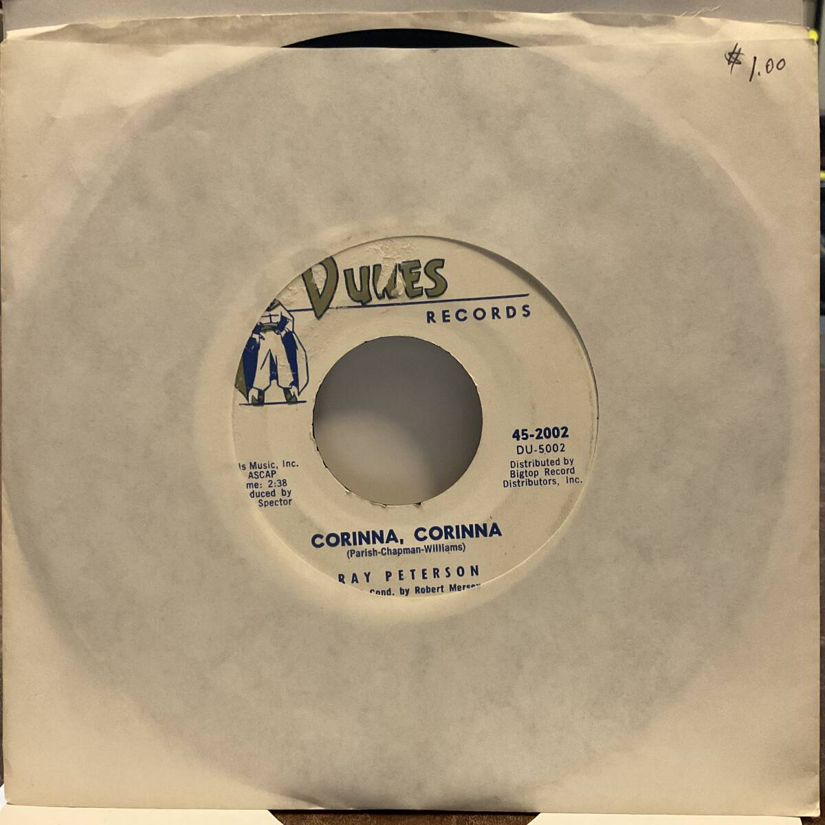 【EP 7インチ】Ray Peterson 50s60s 視聴 R&R R&B Rockabilly Doo-wop British Invasion Jazz Blues Country Soul pop Garage拍卖