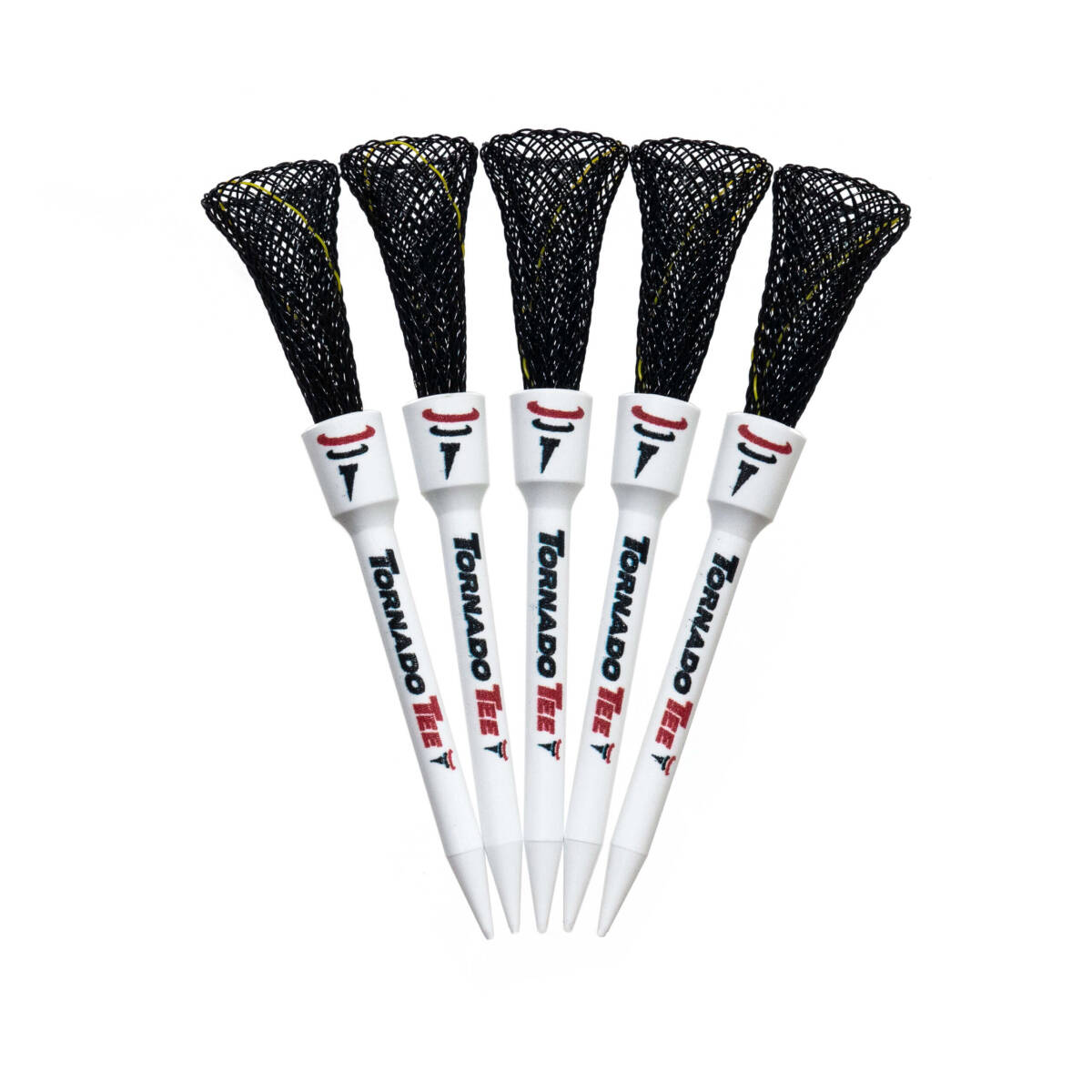 Tornado Tee ブラック 4インチ 5本パック 送料無料 トルネードティー USGA R&A ルール適合品 拍卖