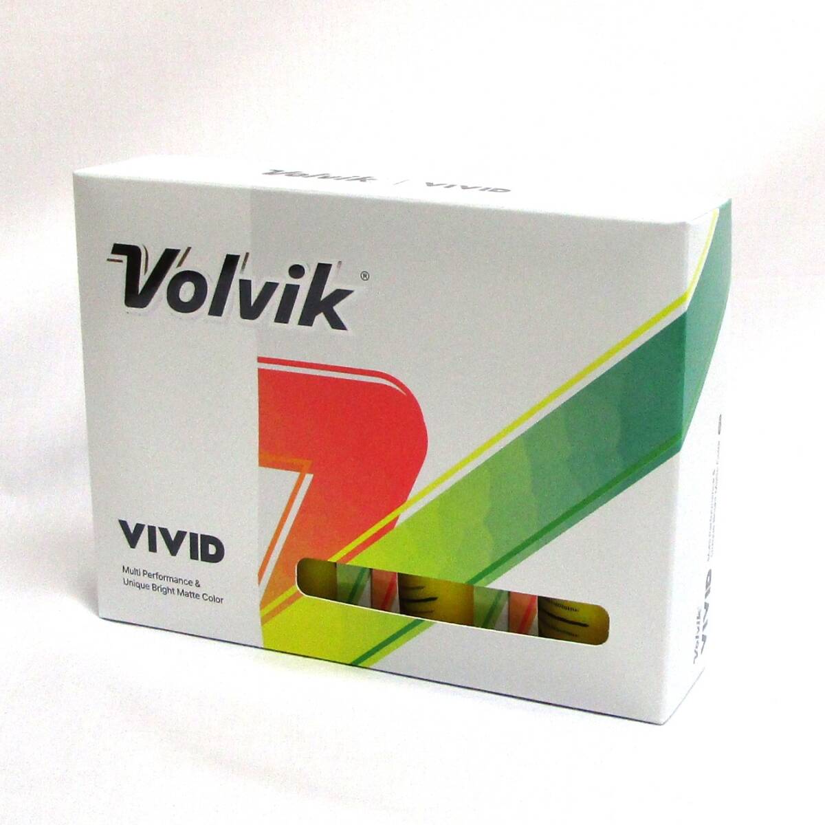Volvik VIVID イエロー 1箱 12球 2024年 ボルビック ヴォルヴィック ビビッド ヴィヴィッド ゴルフボール 3ピース マットカラー拍卖