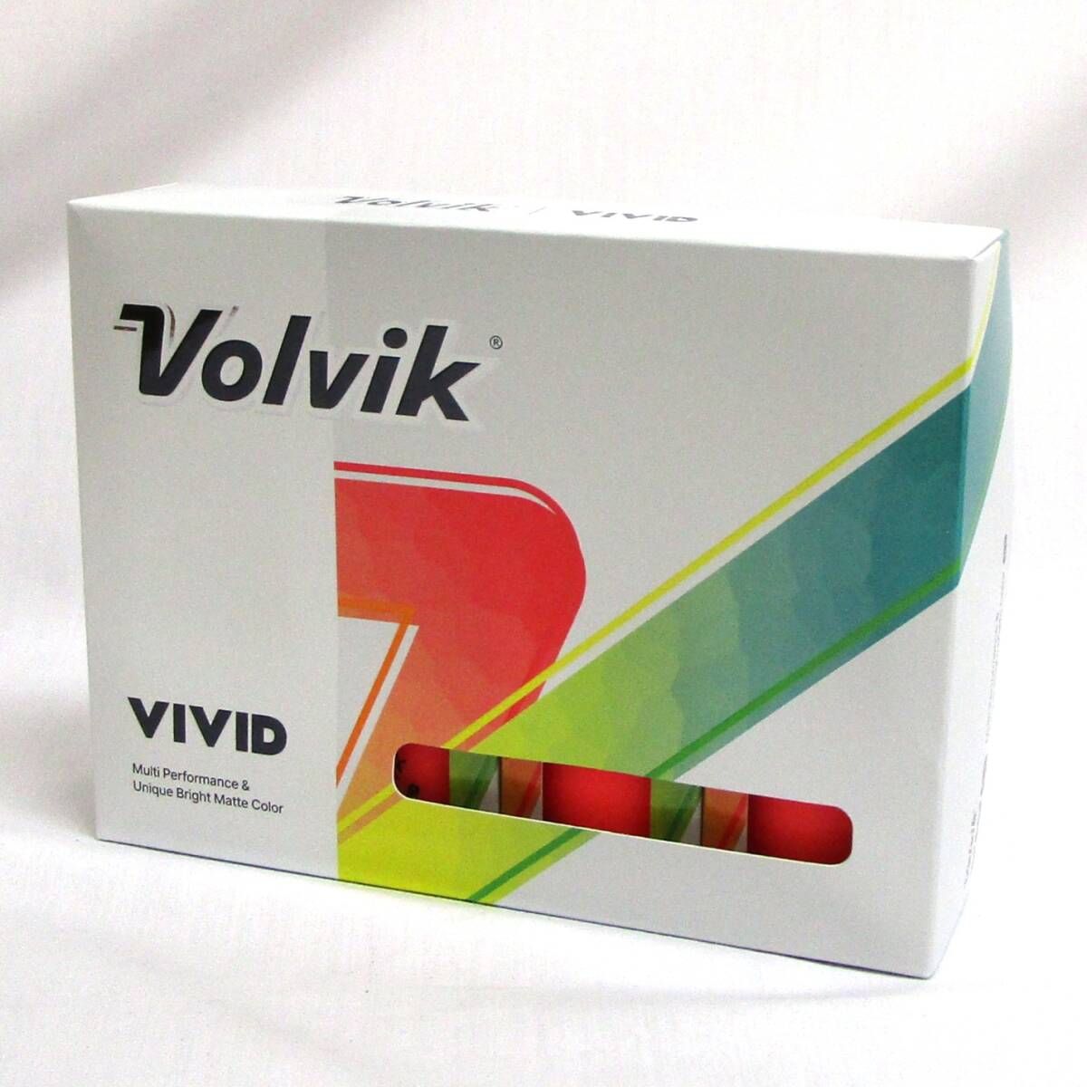 Volvik VIVID ピンク 1箱 12球 2024年 ボルビック ヴォルヴィック ビビッド ヴィヴィッド ゴルフボール 3ピース マットカラー拍卖