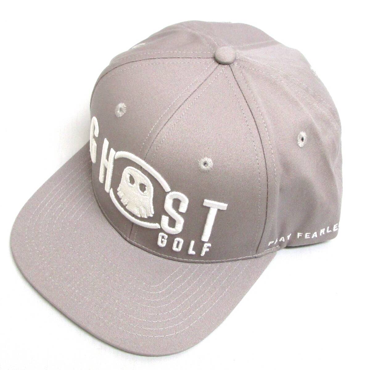 GHOST GOLF PERFECT AIM SNAPBACK グレー フラットビル キャップ 送料無料 ゴースト ゴルフ 平つば シンプルでも目を引くデザイン刺繍拍卖
