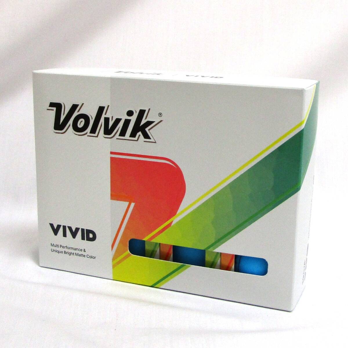 Volvik VIVID ブルー 1箱 12球 2024年 ボルビック ヴォルヴィック ビビッド ヴィヴィッド ゴルフボール 3ピース マットカラー拍卖