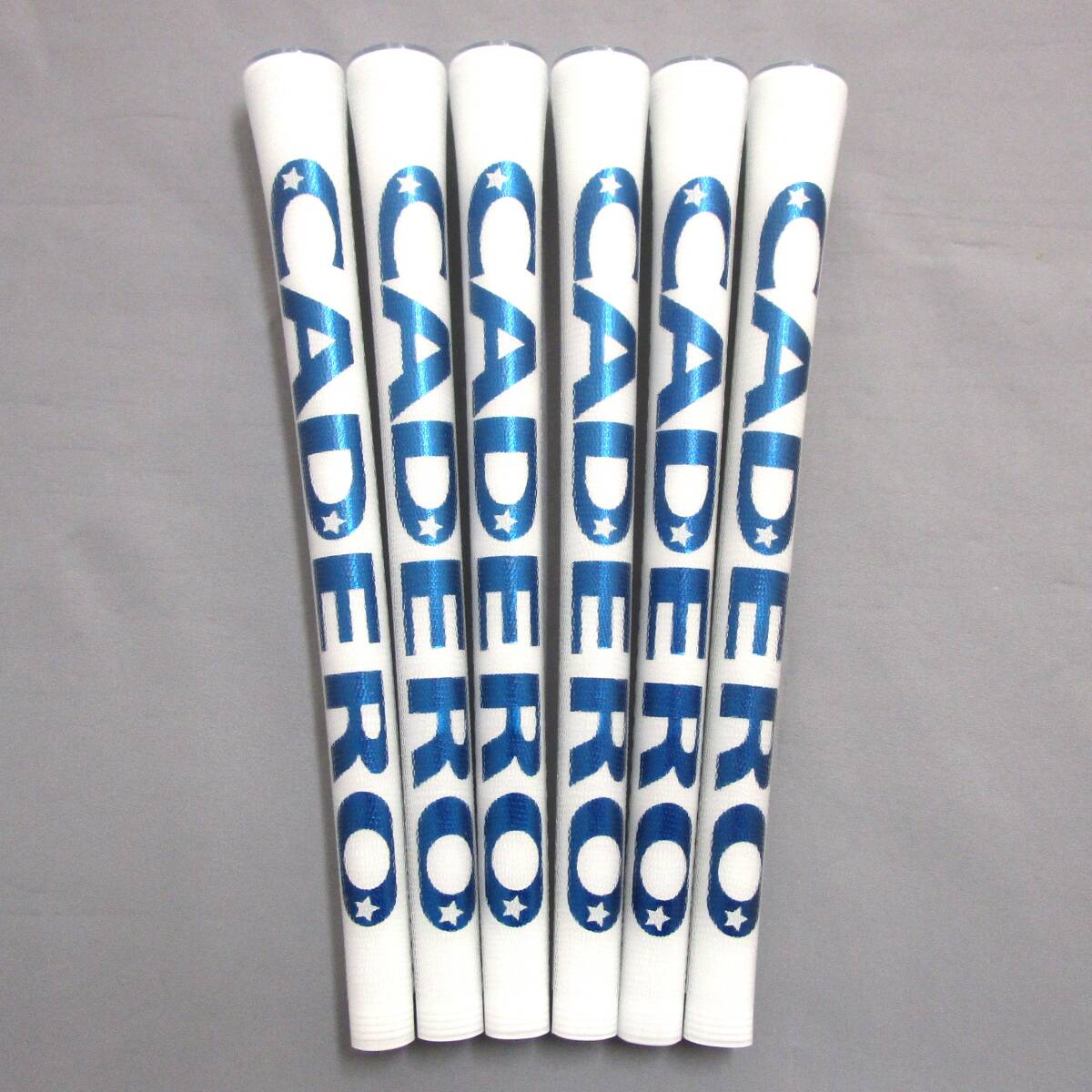 CADERO 2X2 PENTAGON Solo 60X ホワイトブルー 6本 カデロ ツーバイツー ペンタゴン ウッド アイアン 両面テープ装着 バックラインあり拍卖