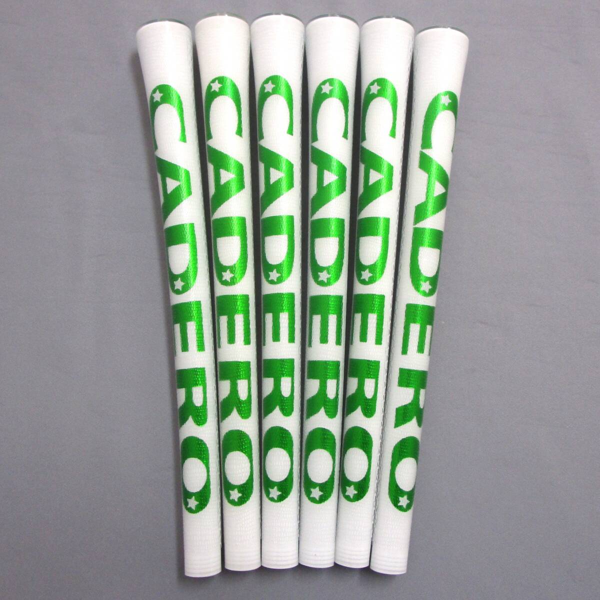 CADERO 2X2 PENTAGON Solo 60X ホワイトグリーン 6本 カデロ ツーバイツー ペンタゴン ウッド アイアン 両面テープ装着 バックラインあり拍卖