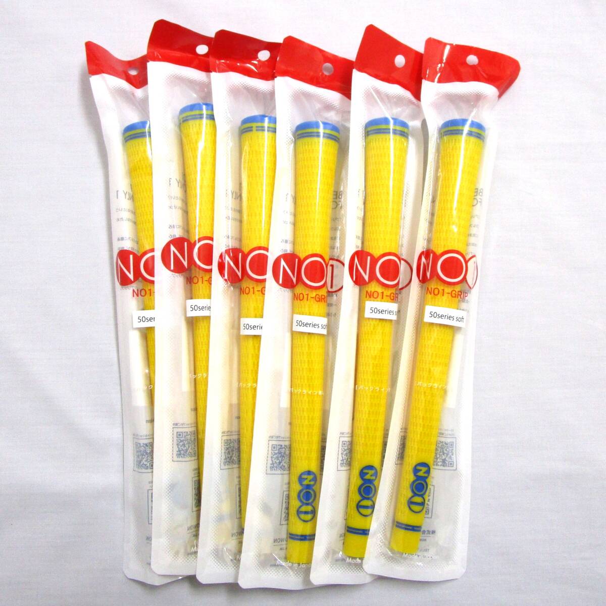 ナウオン No1 50series soft イエロー 6本 バックラインあり 日本正規品 NOWON ナンバー1 50g 太め 柔らかめ ウッド・アイアン拍卖