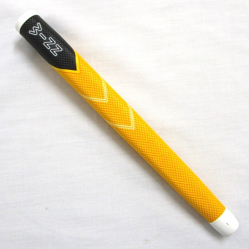 winn 68WL-GY/YL パターグリップ 送料無料 ウィン パター用 ピストル ミッドサイズ オール ウェザー ソフト&テンダー ホワイトライン拍卖