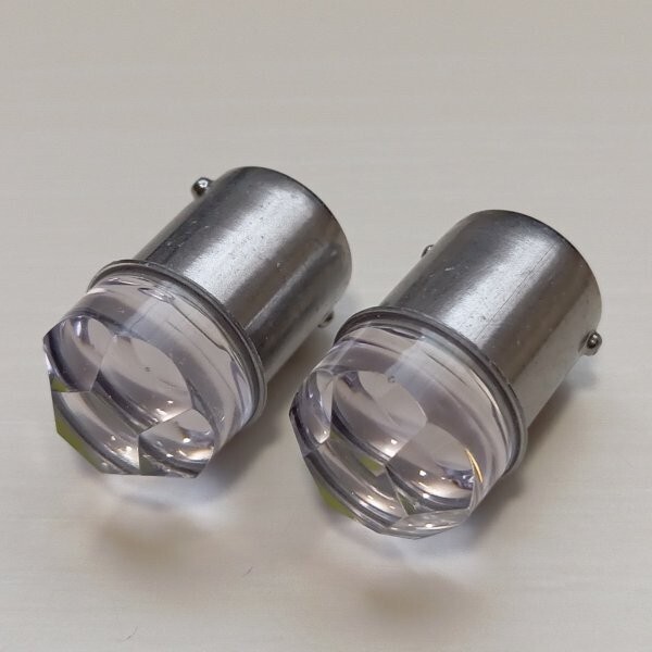 ダイヤカットレンズ!S25 BA15S LED 24V専用設計 オレンジ アンバー 2個セット 平行ピン トラック サイドマーカー バス ナマズ デコトラ拍卖