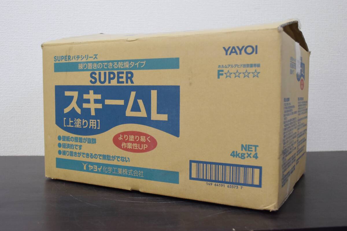 G-2【未使用】ヤヨイ化学工業 上塗り用 SUPERスキームL 4kg×4 IK0421-3xx5拍卖