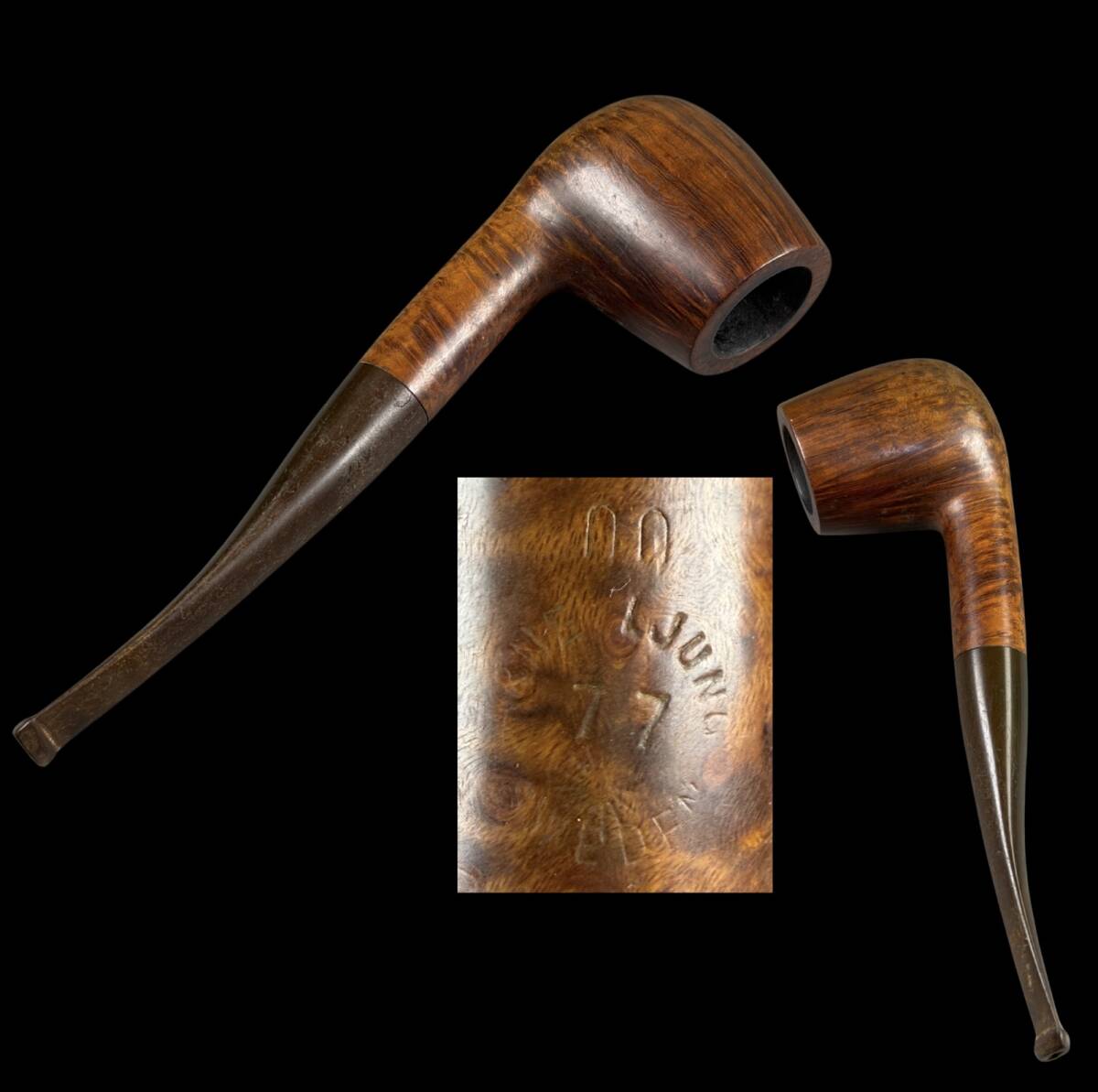 【偲】うぶ品 LJUNG スウェーデンのパイプ 時代物 古いパイプ ランド パイプ 喫煙具 t-108拍卖