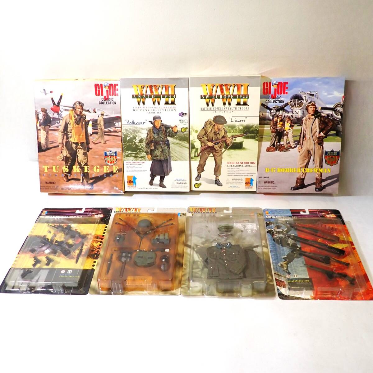 DRAGON ドラゴン WW2 G.I.ジョー GI JOE ミリタリー フィギュア 武器 ウエポン まとめて セット 8点 未開封 未使用 中古 現状品 YE427拍卖