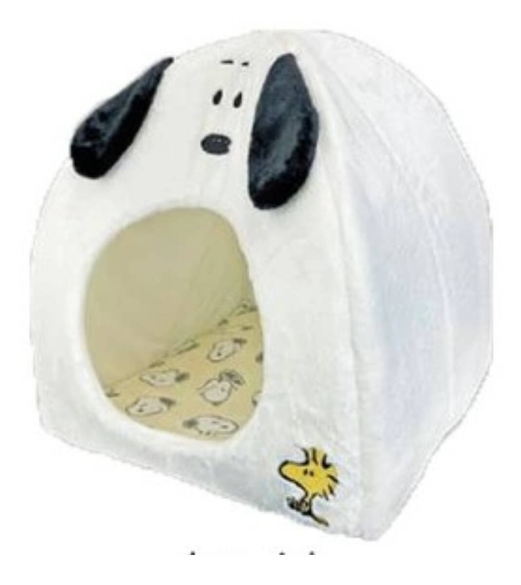 新品 スヌーピー ドーム型ペットハウス 犬 猫 おしゃれ 室内 組み立て簡単 小型犬 通年 折りたたみ 軽い カラー シロ 犬拍卖