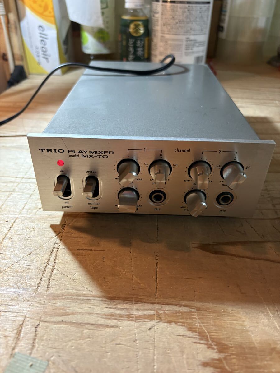 アンプ TRIO トリオ MX-70 通電確認済み拍卖