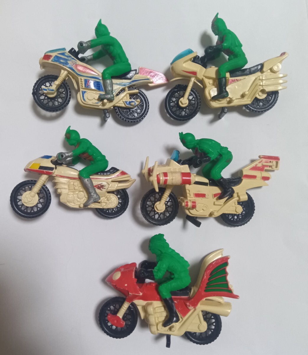 仮面ライダー フィギュア バイク オートバイ 昭和レトロ ヴィンテージ アマゾン V3 まとめ セット kamen rider ホビー拍卖