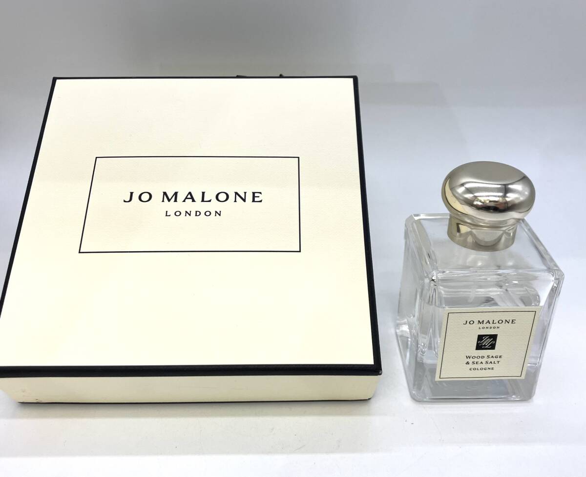 【19019】JO MALONE ジョーマローン ウッド セージ&シーソルト コロン 50ml 香水 フレグランス 残量7割 箱付き♪拍卖