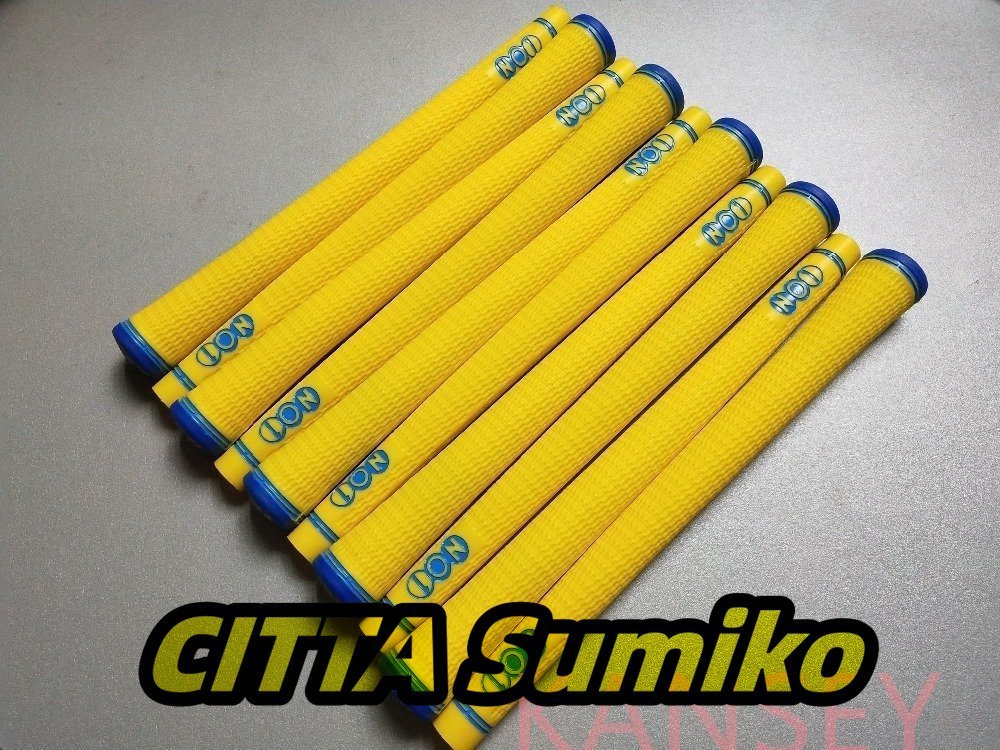 10 ピース/セット no1 黄色と青ゴルフグリップYELLOW AND BLUE拍卖