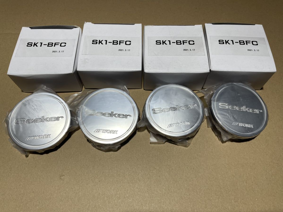 ■■■ 正規品 新品未使用 SeeKer センターキャップ シーカー CCX CX FX GX ワーク WORK ホイールキャップ 4枚セット拍卖