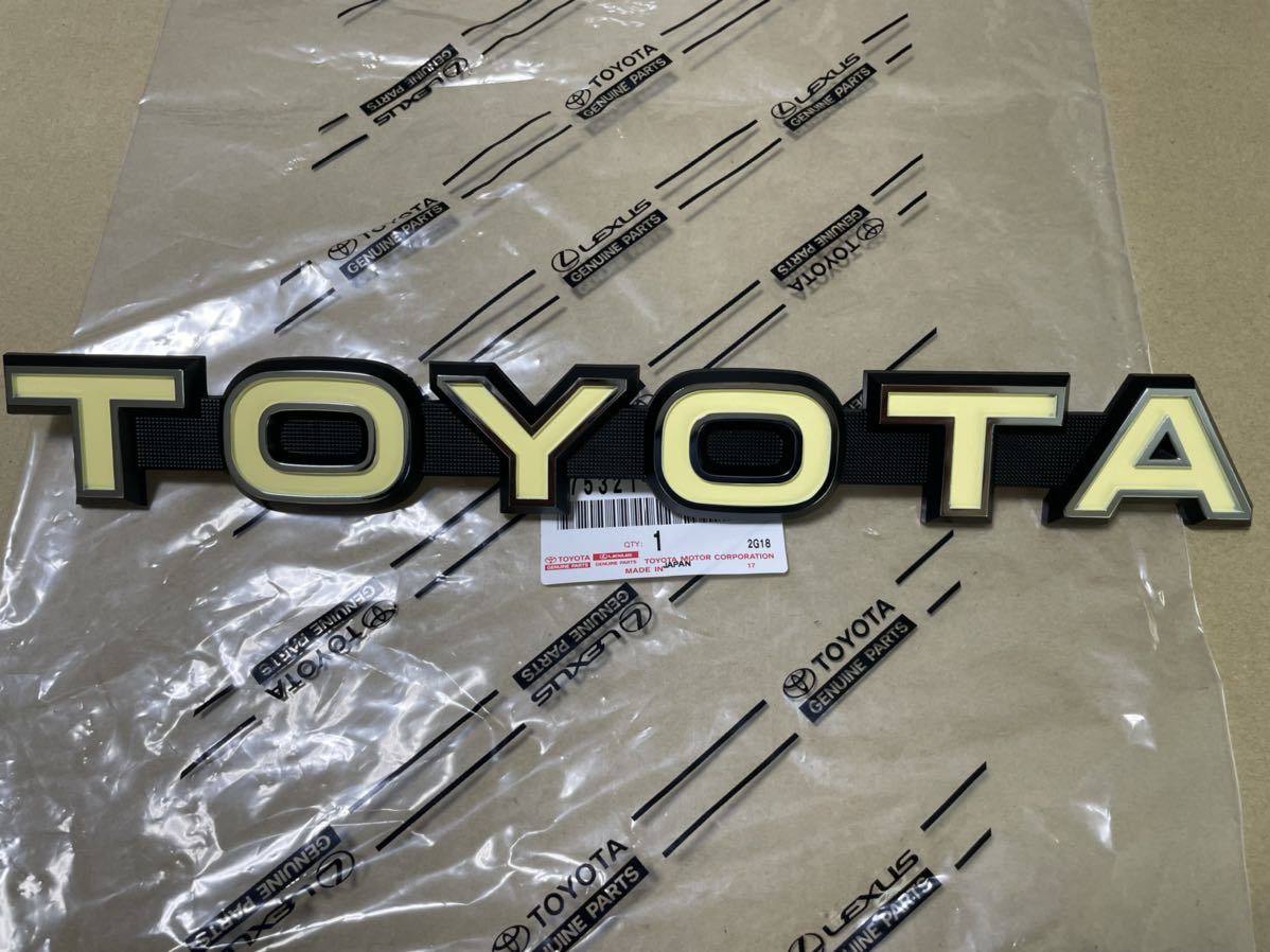 ■■■④在庫有りすぐ発送 希少品 トヨタ純正 グリル エンブレム TOYOTA 40系 ランドクルーザー FJ40 BJ40 ハイラックス プラド ランクル70拍卖