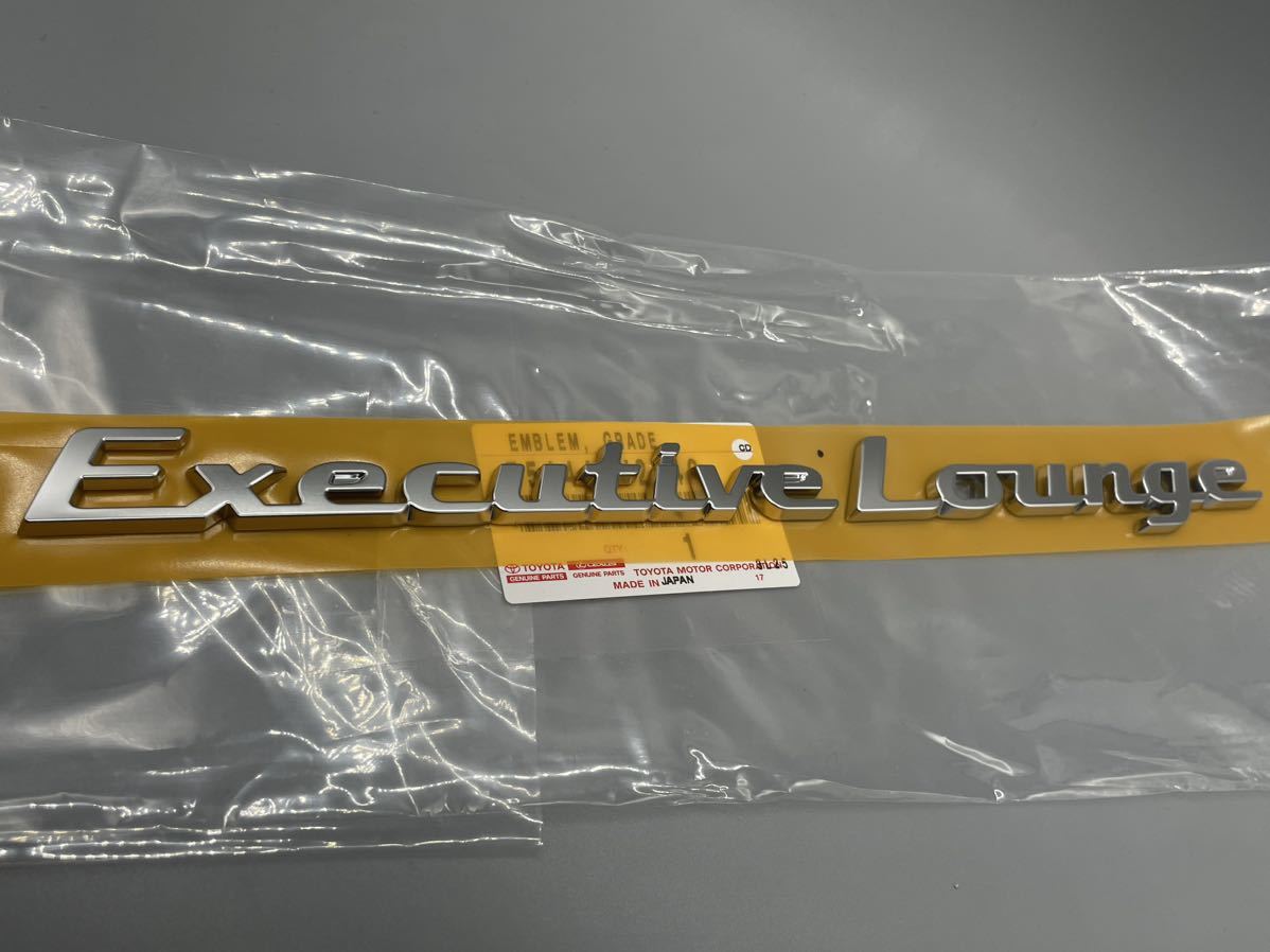 ■■■ トヨタ純正 エグゼクティブラウンジ エンブレム 40系 新型 アルファード ヴェルファイア AAHH40W Executive Lounge拍卖