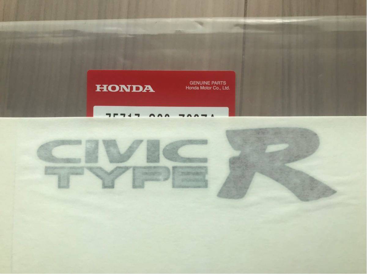 ■■■⑨在庫有すぐ発送 即納 即決 正規品 ホンダ純正 EK9 リアハッチ用 ステッカー トランク タイプR TYPER シビック拍卖