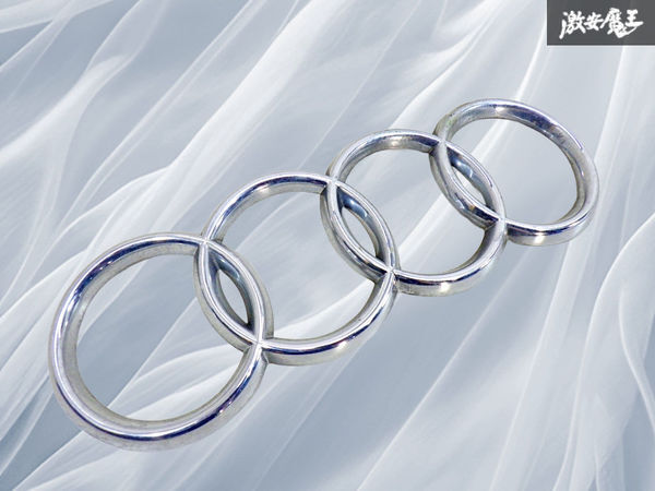 Audi アウディ エンブレム メッキ 全長約23cm 高さ約8cm 即納 棚19P2拍卖