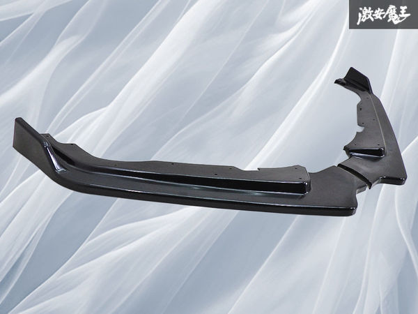 社外 メーカー不明 汎用 フロント アンダーリップ スポイラー センター欠品 左右セット ブラック 黒系 外装 エアロ 即納 棚15N拍卖