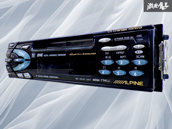 ALPINE アルパイン MDM-7741J MD ヘッドユニット 即納 棚27A拍卖