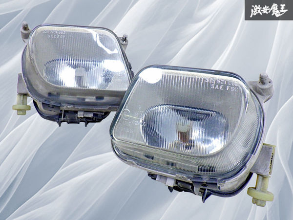 【レンズ割れ無し!!】メルセデスベンツ 純正 W210 Eクラス フォグライト フォグランプ レンズ 左右セット 1305233161 1305233160 棚27F3拍卖