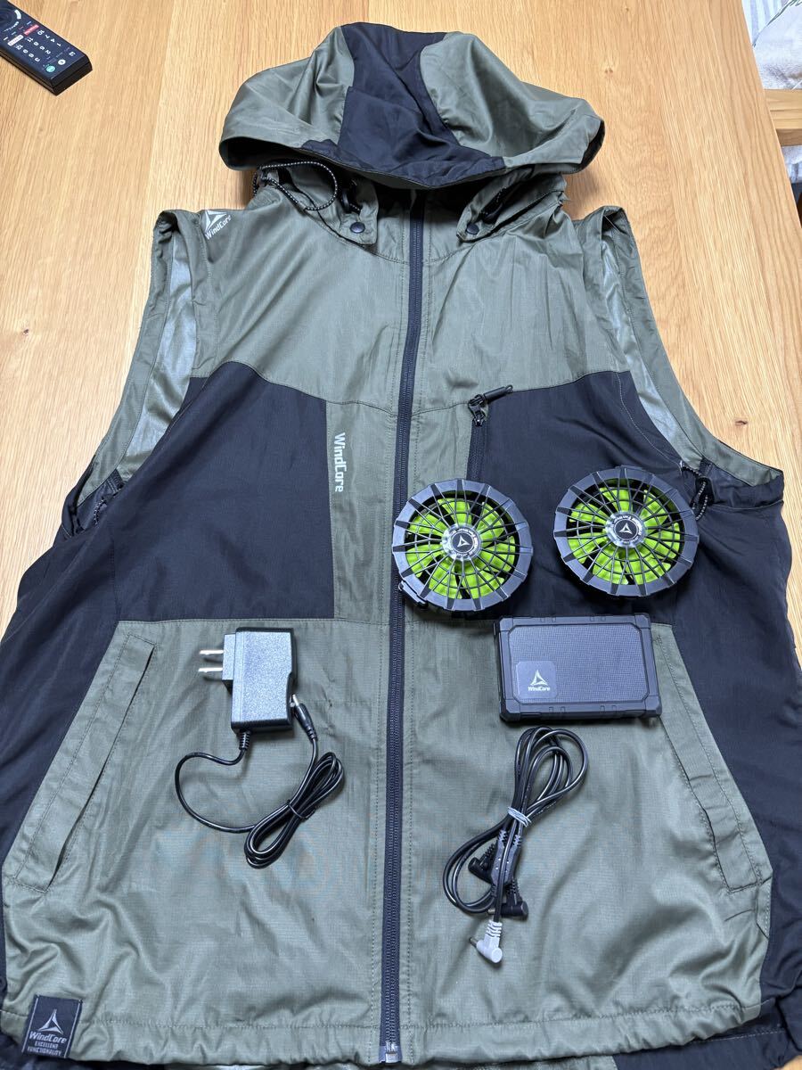 空調服 ワークマン ウィンドコア WindCore ベストLLサイズ拍卖