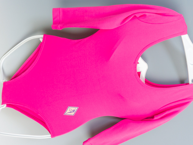 1050*【送料無料】*レオタード*ササキスポーツ*SASAKI*ロングスリーブ*JM*日本製*ジュニア*新体操*器械体操*体操*USED♪拍卖