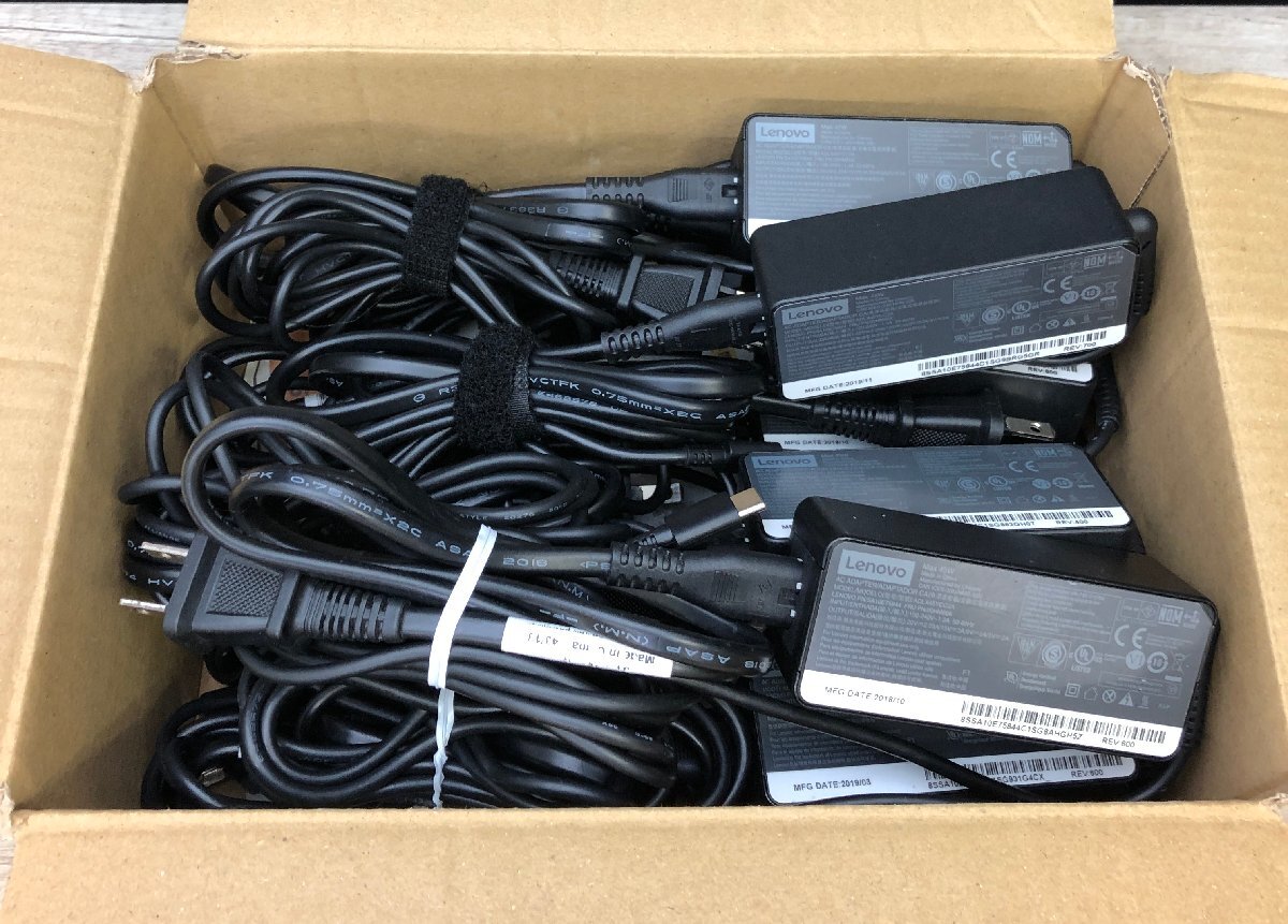 1円~ ■LENOVO 純正 ACアダプター 45W 20.0V-2.25A ADLX45YCC2A 10本 約2.5kg まとめ売り 現状品 (通電可)拍卖
