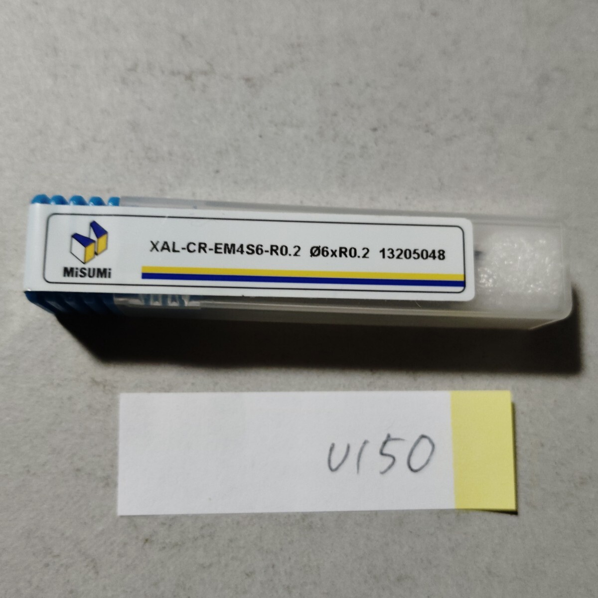 u150 開封未使用品 ミスミ 超硬エンドミル ラジアスエンドミル XAL-CR-EM4S6-R0.2 Φ6×R0.2 4枚刃 鉄工 消耗品 切削工具 MISUMI拍卖