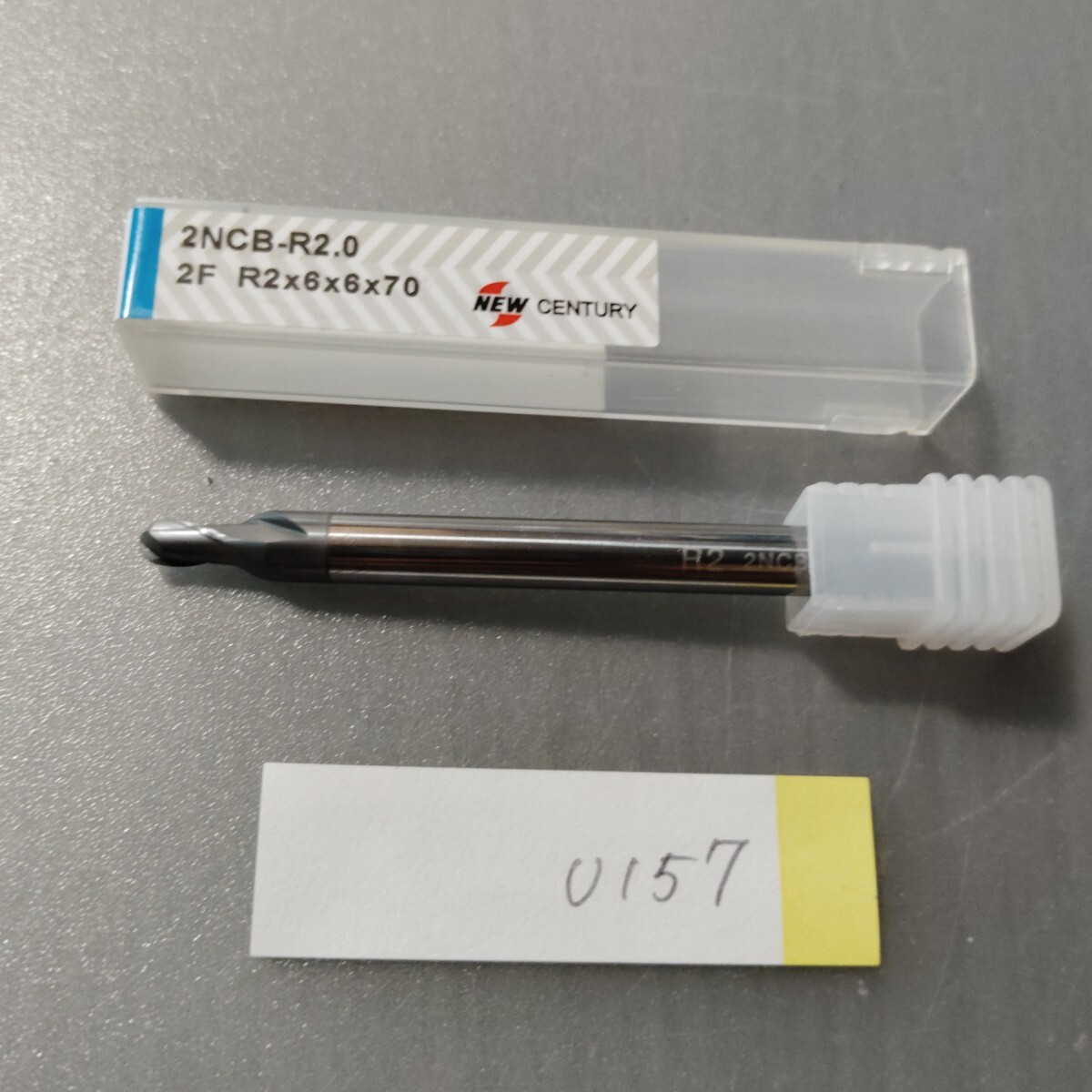 u157 美品 ニューセンチュリー 超硬ボールエンドミル R2 2枚刃 2NCB-R2.0 鉄工 消耗品 フライス盤 旋盤 ボール盤 切削工具拍卖