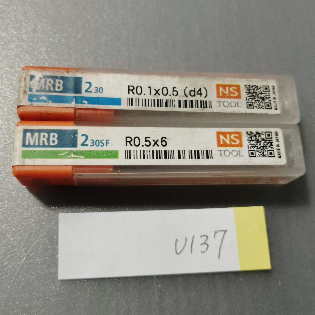 u137 日進工具 超硬ボールエンドミル MRB230 R0.1×0.5 R0.5×6 NS TOOL 鉄工 消耗品 フライス盤 旋盤 ボール盤 切削工具拍卖