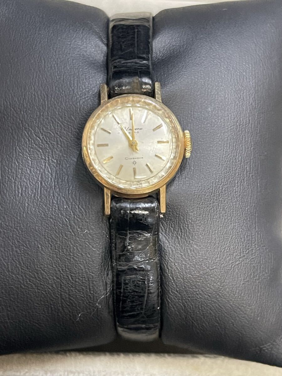 セイコー ユニバース ダイアショック 17石 手巻き 14K GOLD FIILLED 60Microns 腕時計拍卖